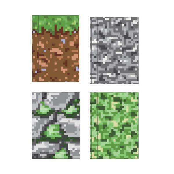 Cadeaux Classe | Block / Pixel Camouflage Carnets x 12