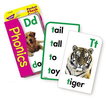 Jeu Educatif | Phonics (Mots Anglais) Flash Cards / Ensemble de Cartes.  (T23008)