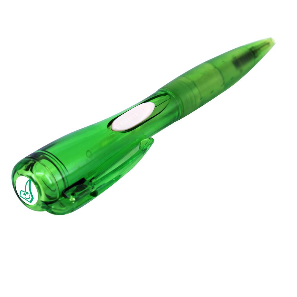 Artline Clix | Coche Verte Stylo Bille, Clix Pen Avec Tampon Intégré