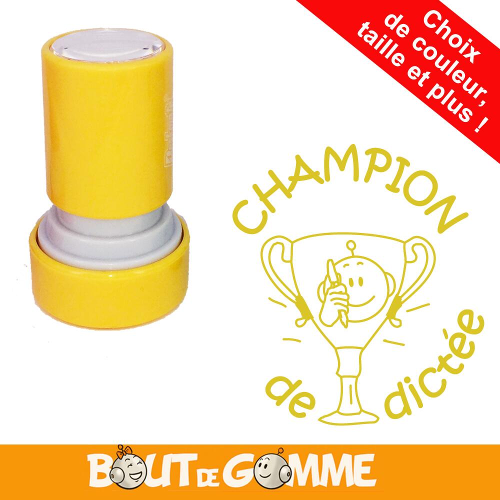 Tampons Auto-Encreurs | Champion de dictée Tampon Auto-Encreur Bout de Gomme - 22mm