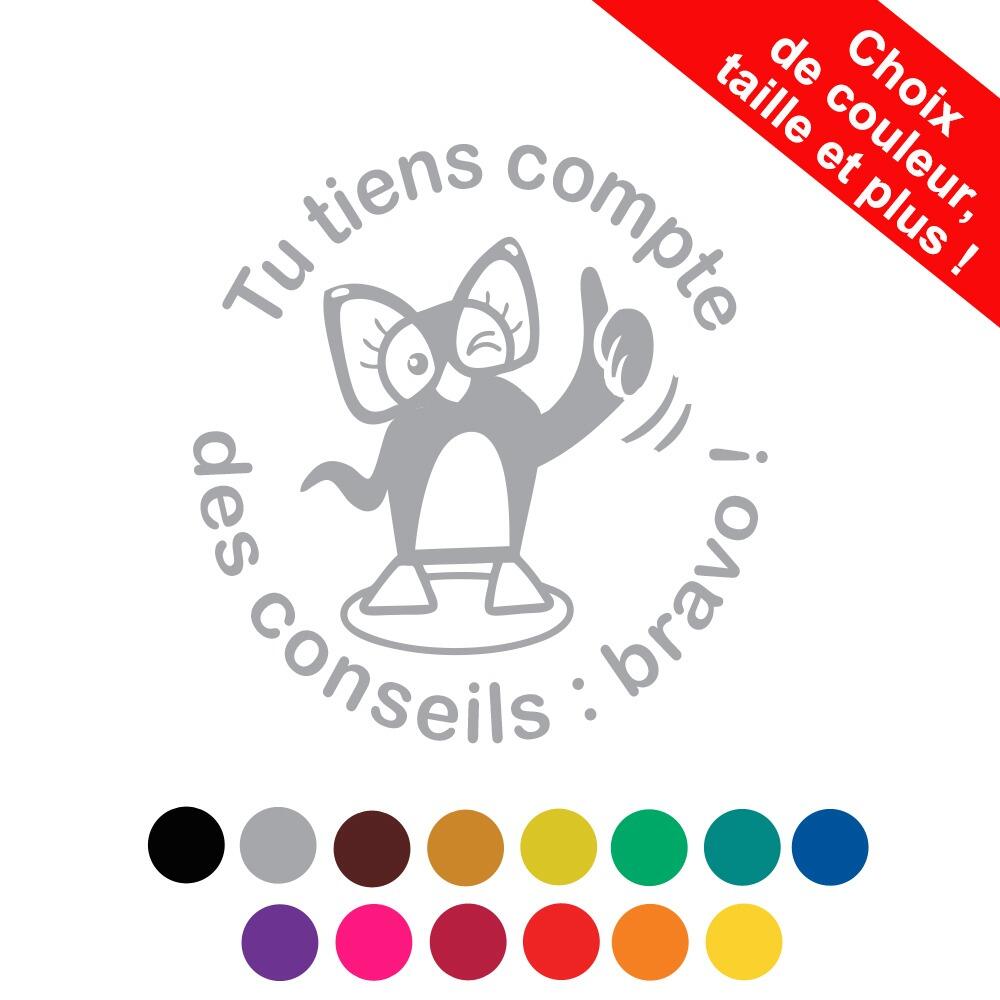 Charivari à l'Ecole | Tu tiens compte des conseils : bravo ! Tampon Auto-Encreur. Personnalisable