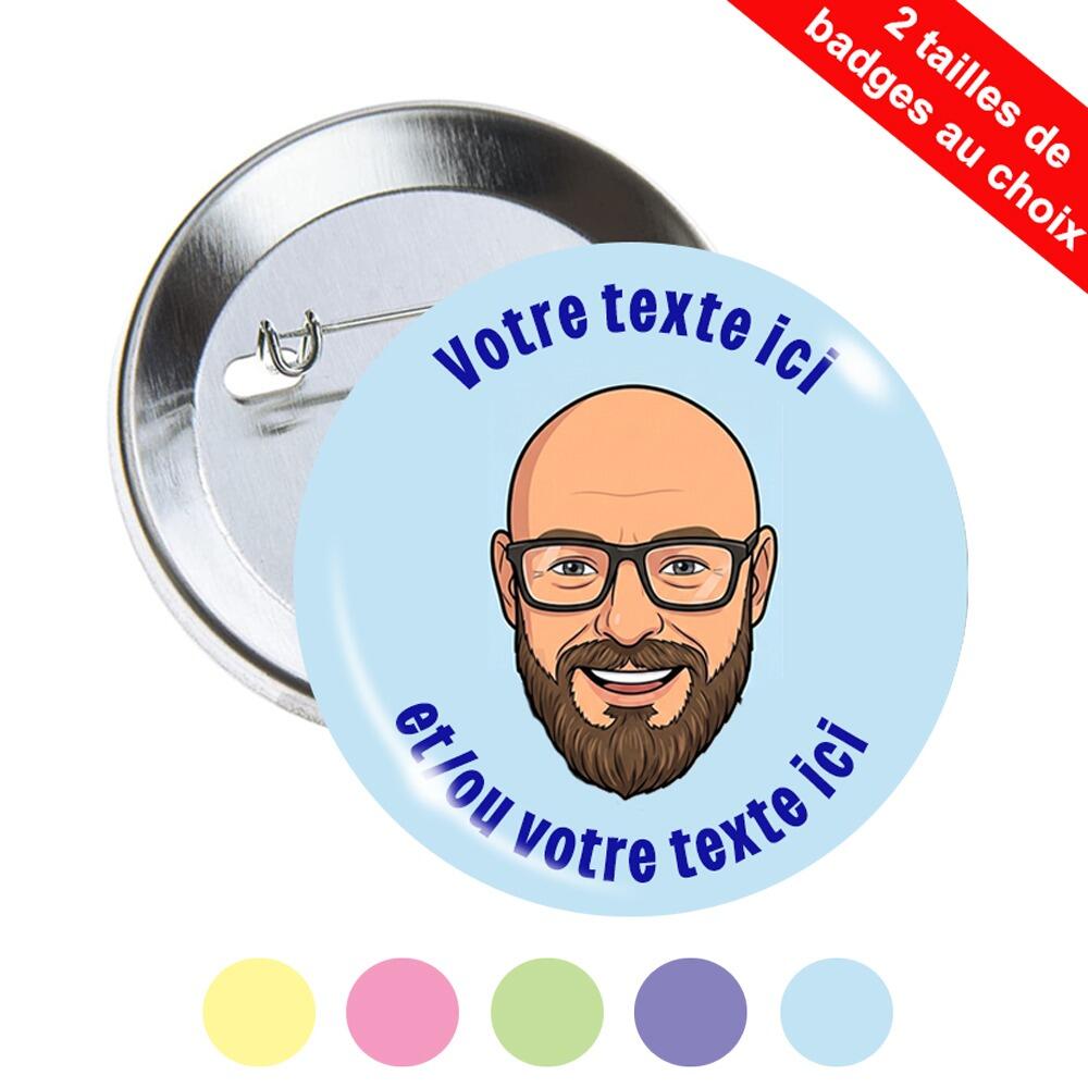 Badges Selfie | Votre portrait à l’infini! Créer des Badges de Selfie à Partir Photo/Avatar