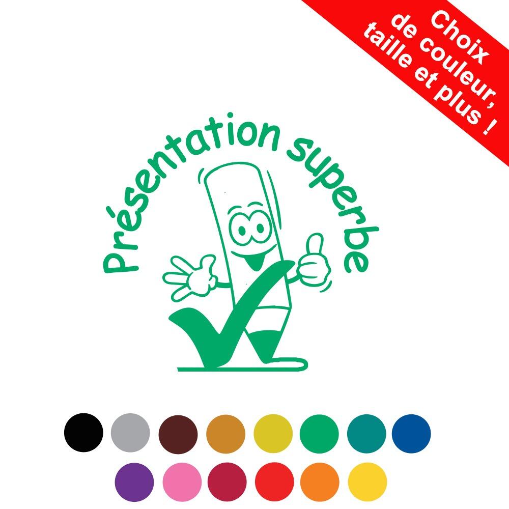 Tampons Encreurs Personnalisés | Présentation superbe! Tampon Auto-Encreur Enseignants Personnaliser