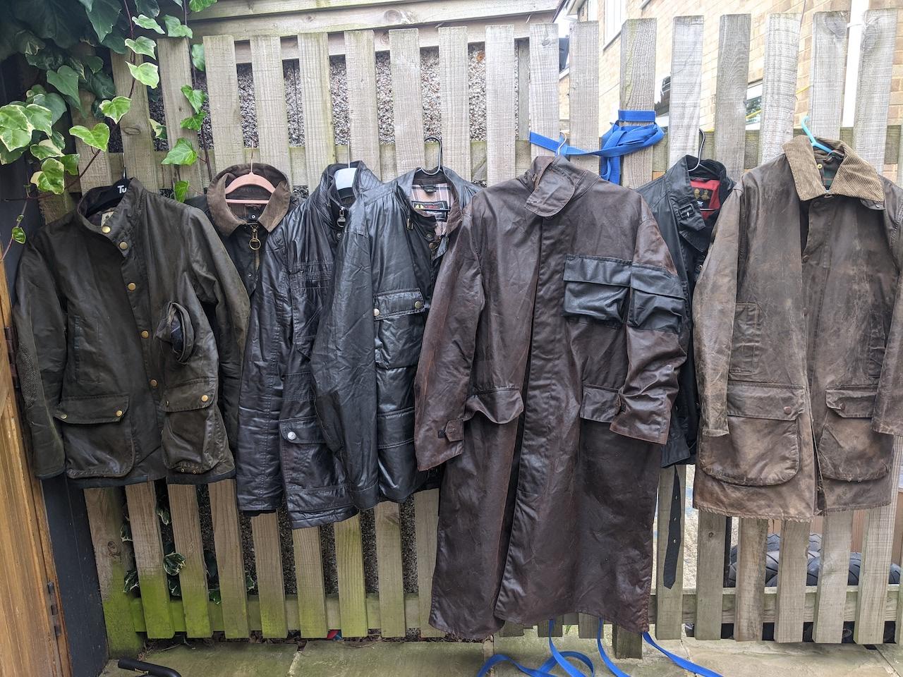 Rewaxing a jacket sale