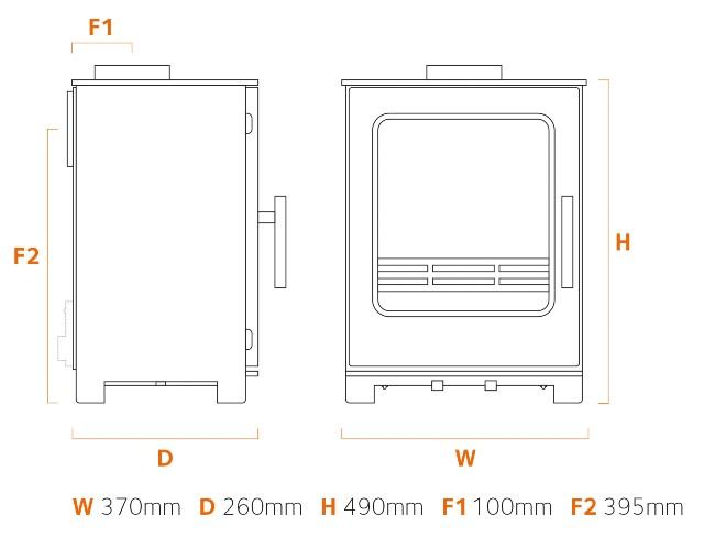 BUDDY 3 5KW MULTI FUEL STOVE