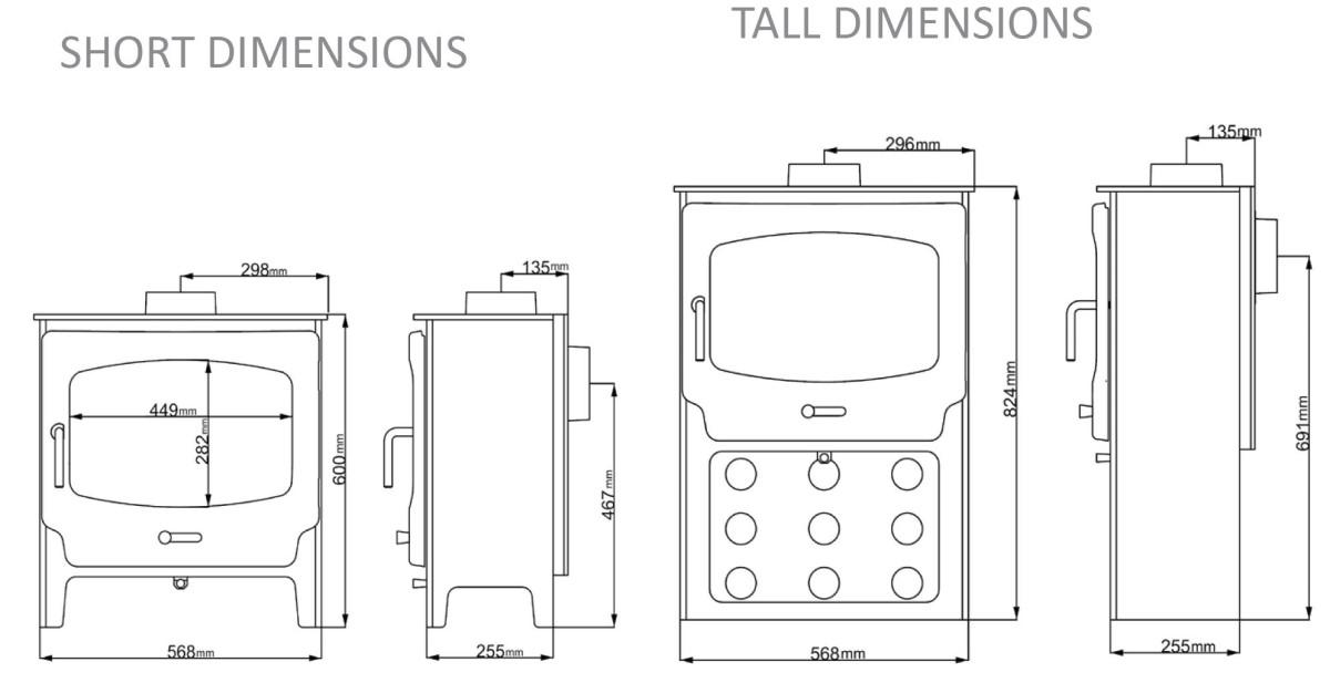 BUDDY 3 5KW MULTI FUEL STOVE