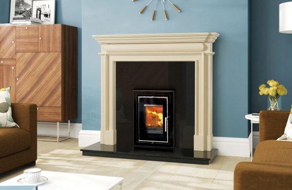 HENLEY ATHENS 400 5KW INSET WOOD BURNING STOVE