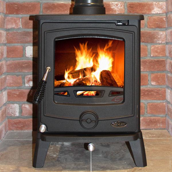 HENLEY CAMBRIDGE 4.9KW DEFRA APPROVED ECO 5 WOOD BURNING STOVE