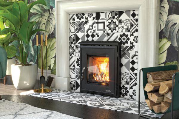 HENLEY CASTLECOVE 4.6KW WOOD BURNING INSET STOVE