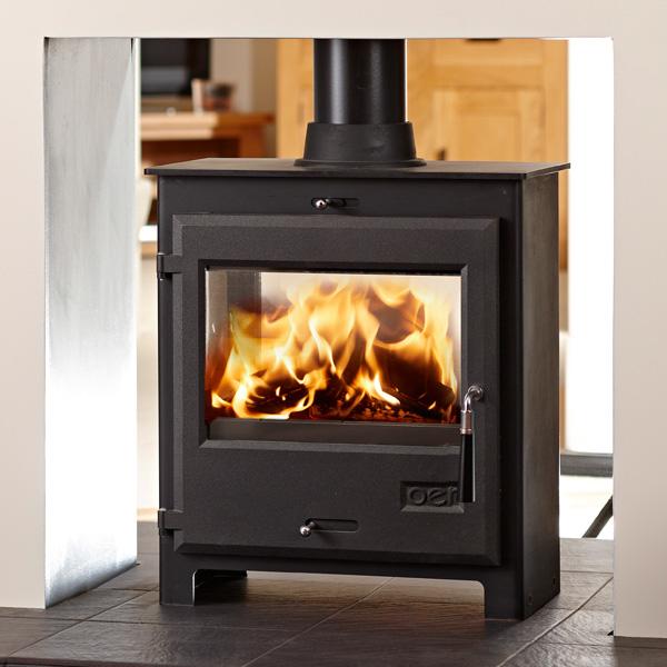 OER DOUBLE SIDED 6.4KW MULTI FUEL STOVE