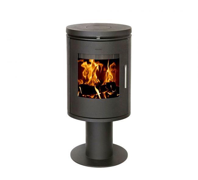 MORSO 6140 5KW WOOD BURNING PEDESTAL STOVE