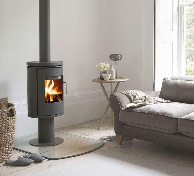 MORSO 6140 5KW WOOD BURNING PEDESTAL STOVE