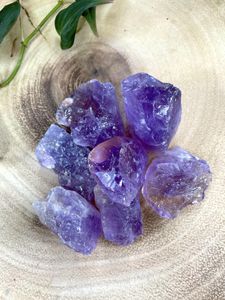 chunks of Raw amethyst is a powerful healing and cleansing