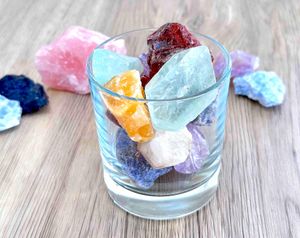 Chakra Crystal Diffuser for essential oils with lava tumble stone