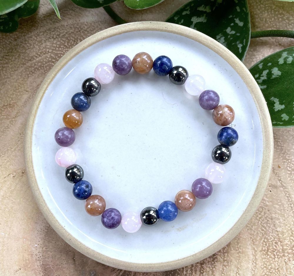Weight Loss Support Crystal Gemstone Bracelet, online crystal healing shop UK