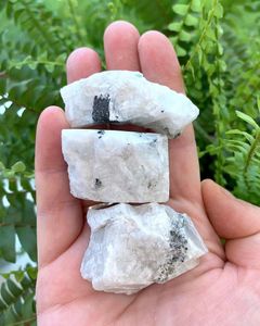 Raw rough rainbow moonstone healing crystals for protection, The Holistic Hamper, online crystal shop UK