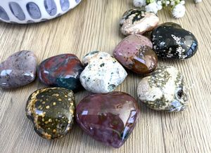 ocean jasper crystal puff hearts in a group, the holistic hamper crystal shop UK