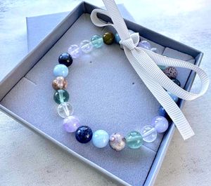 self love and discovery, protection and emotional support healing crystal bracelet