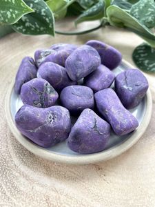 purpurite purple crystal tumble stones from The Holistic Hamper crystal UK crystalshop