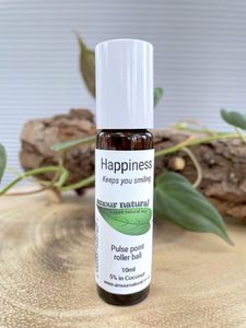Happiness uplifting essential oil rollerball, the holistic hamper