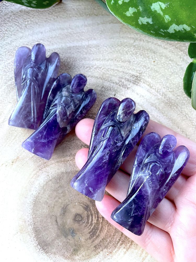 purple amethyst crystal angels the holistic hamper UK online crystal shop