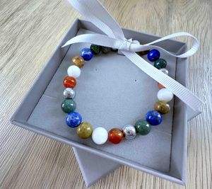 pregnancy and childbirth crystal bracelet in 8mm gemstones in box