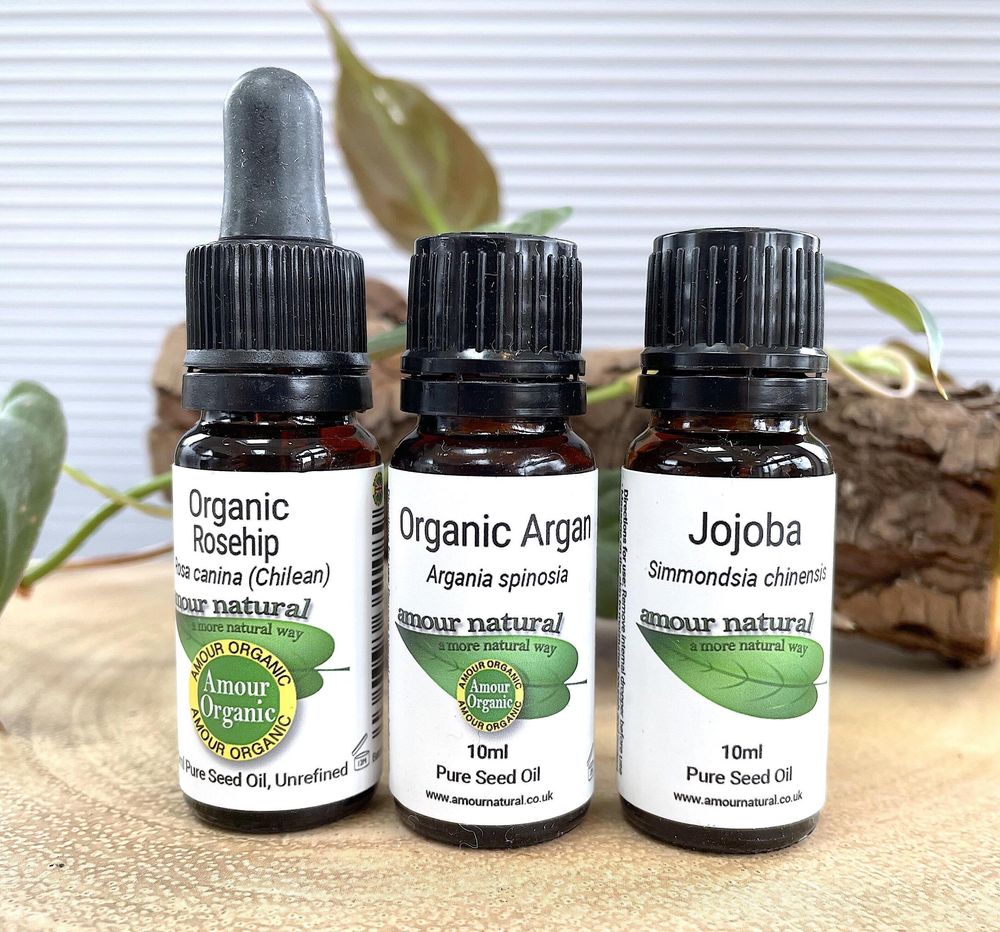 Jojoba oil 100% pure in 10ml bottle, the holistic hamper