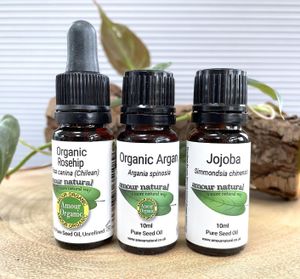 Jojoba oil 100% pure in 10ml bottle, the holistic hamper
