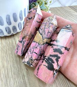 Rhodonite Crystal Towers, The Holistic Hamper UK Crystal Shop