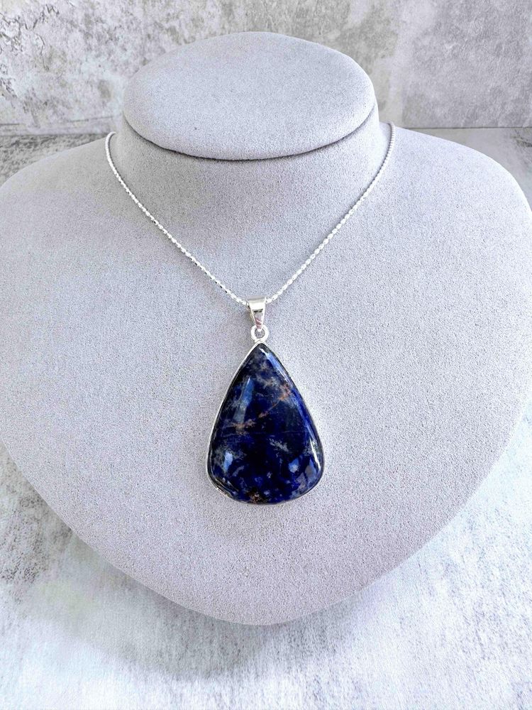 sodality crystal pendant in sterling silver and optional chain