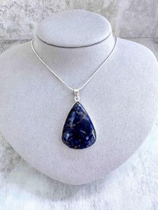 sodality crystal pendant in sterling silver and optional chain
