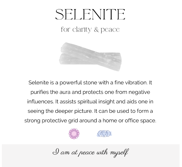 Selenite Carved Wands UK | Cleansing & Clarity