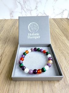 Cancer zodiac crystal bracelet in box, the holistic hamper crystals UK online crystal shop