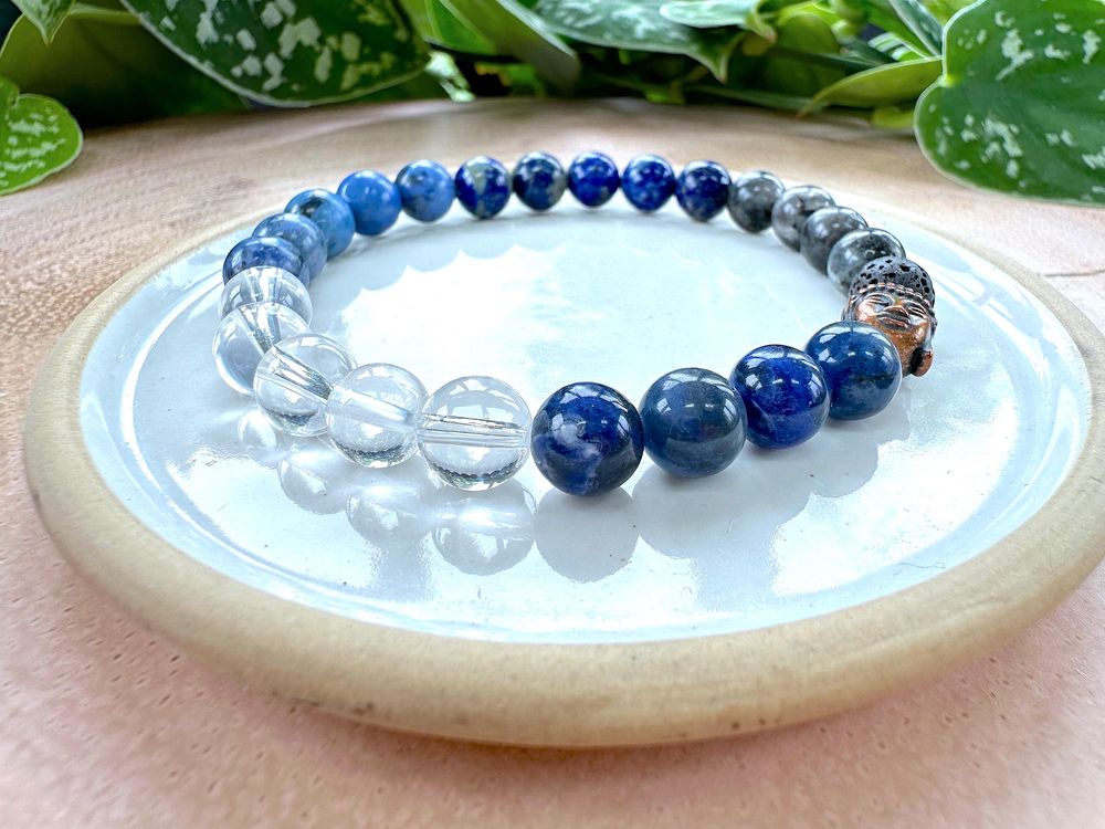 Gemstone Energy Bracelets Natural Handmade Crystal Beaded Power Stretch  Bracelet for Women and Men