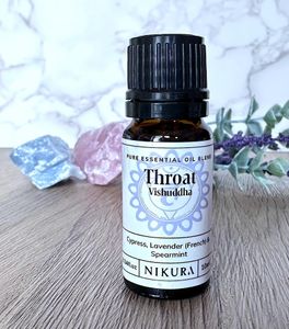 Throat Chakra essential oil blend 10ml, optional extra