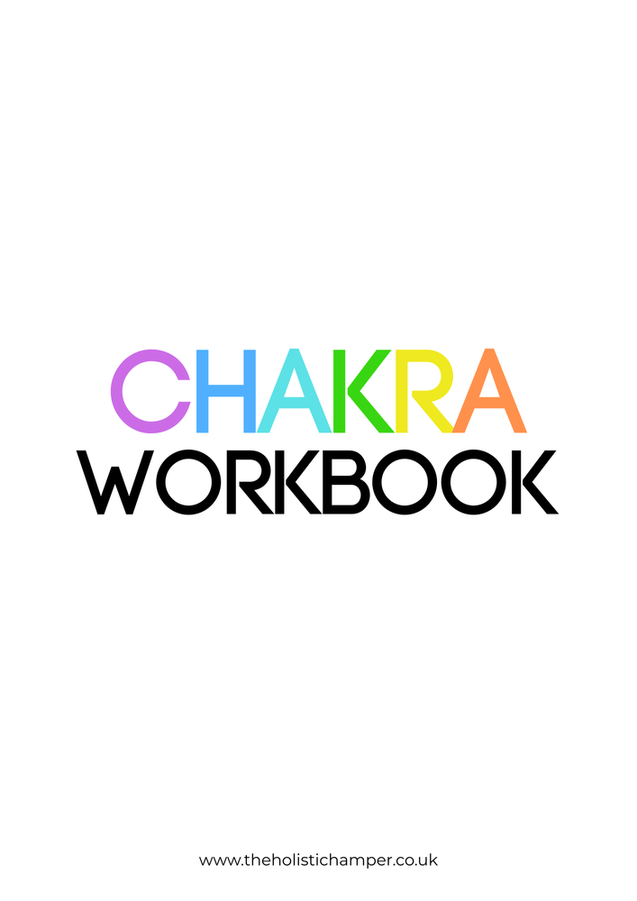 Chakra workbook front cover A4 download