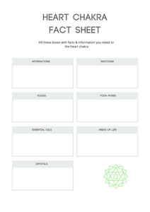 Chakra workbook internal page