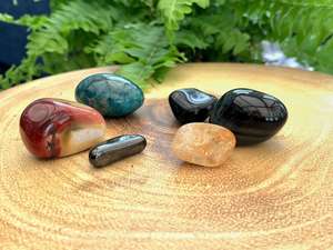 Confidence Boost Crystal Tumble Stone Set, online crystal healing shop UK