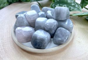 Luna Rose Quartz CrystaL Tumble Stone, The Holistic Hamper Crystal Online Shop UK