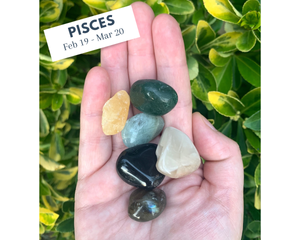 Pisces Crystal Birthstone Set, The Holistic Hamper, online crystal healing shop UK
