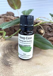 sleep ease essential oils blend 10ml in dropper bottle, the holistic hamper crystals UK