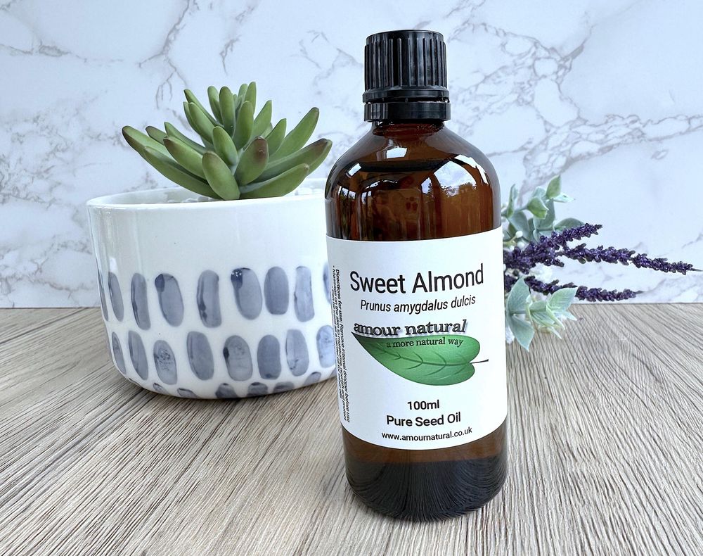 Sweet almond pure carrier oil 100ml bottle
