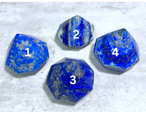 lapis lazuli points with numbers