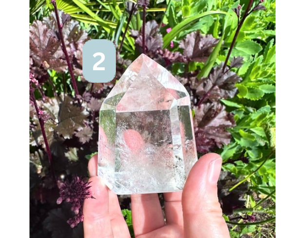 clear quartz point number 2