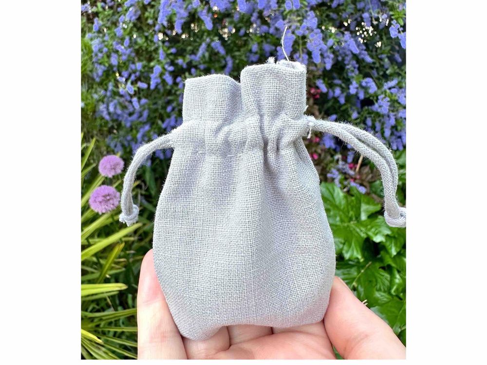 Capricorn crystals set cotton gift bag