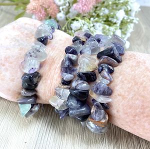 chunky fluorite chip bracelet the holistic hamper UK online crystal shop