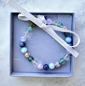 self love and discovery, protection and emotional support healing crystal bracelet