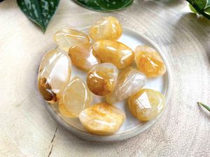 Golden Healer Quartz, Hematoid Quartz Tumble Stones, UK Crystal Shop The Holistic Hamper