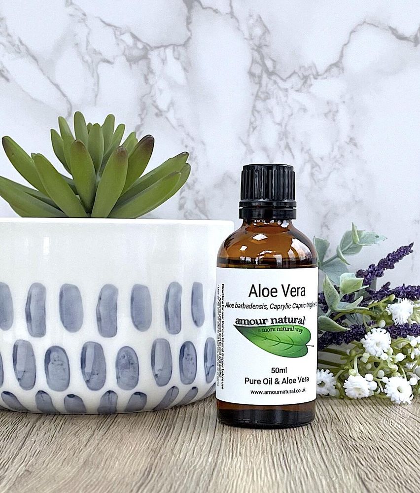 Aloe vera infused coconut oil 50ml, The Holistic Hamper skin care gifts