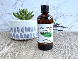 Sweet almond pure carrier oil 100ml bottle